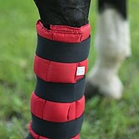 Vista 6 de Dura-Tech Envoltura de gel refrescante para patas y pezuñas para caballos Terapia de frío definitiva No necesita hielo Se adapta a la mayoría