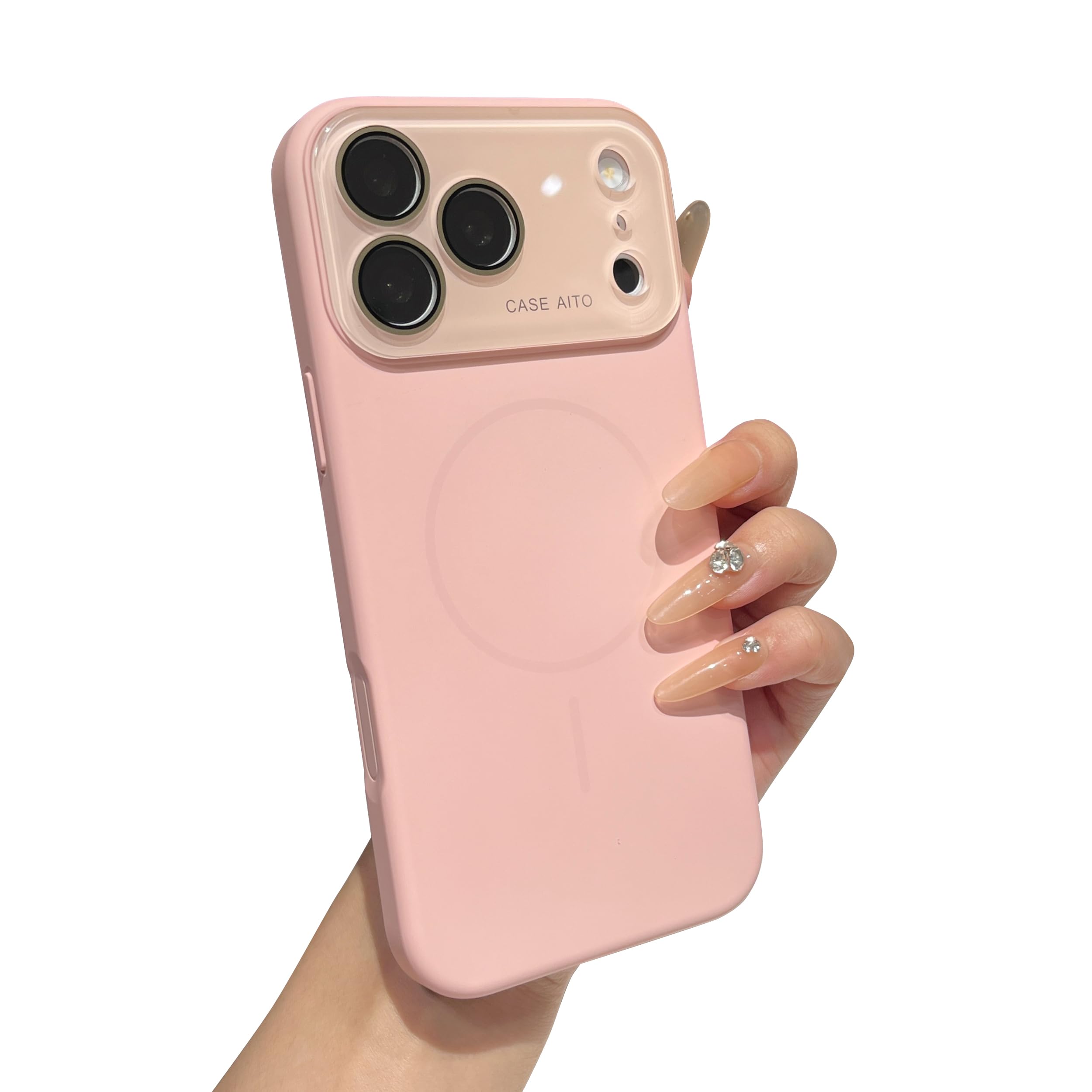 Coque silicone liquide antichoc MagSafe iPhone 16 Pro Max - 7