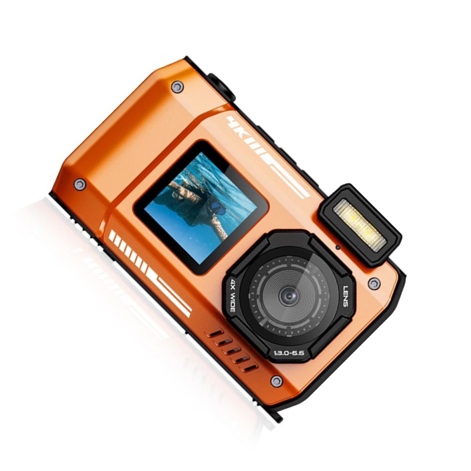 Appareil photo numérique étanche 6500 W avec zoom optique 10x, parfait pour la photographie de plage et de sport