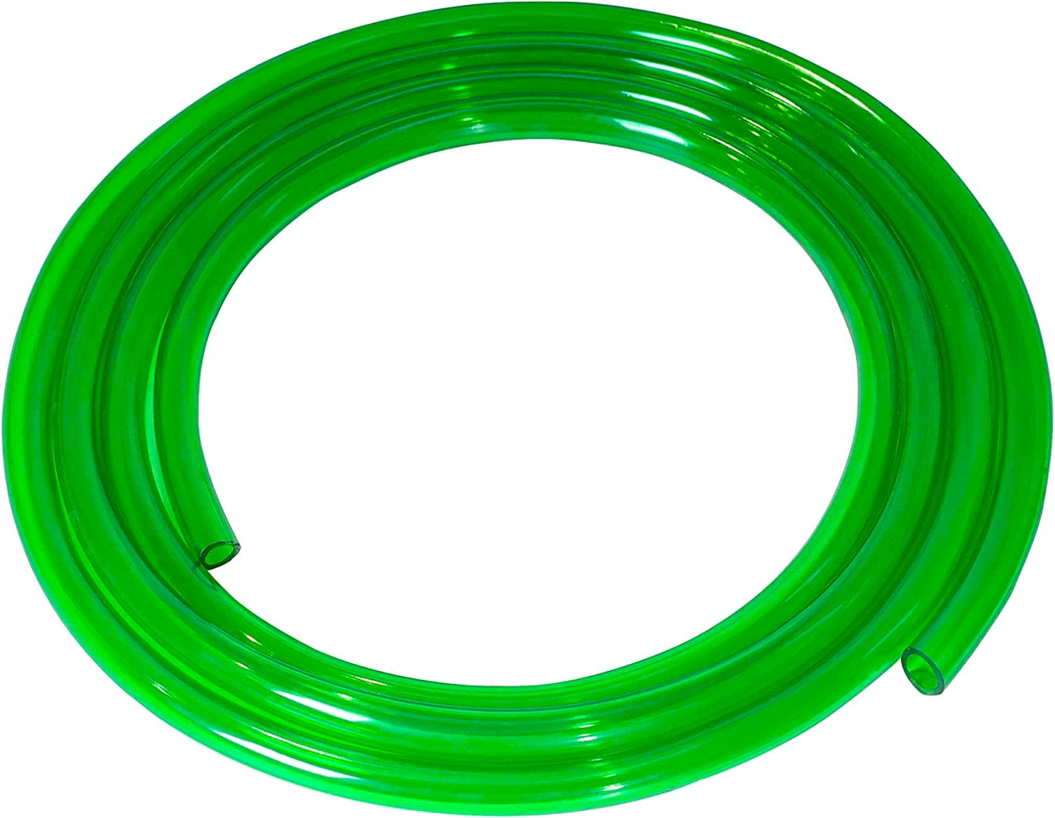 Feelers Green PVC Tubing 1"ID x 1-1/4"OD Vinyl Flexible Hose Water Fish Tank Aquarium Tubing Low Pressure Tube BPA Free, 9.84FT