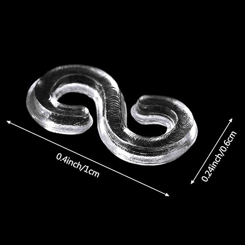 Miniatura 5 de Rolybag 400 clips en S de banda de goma para telar pulseras de telar, conectores de plástico, kit de suplemento y fabricación de pulseras de