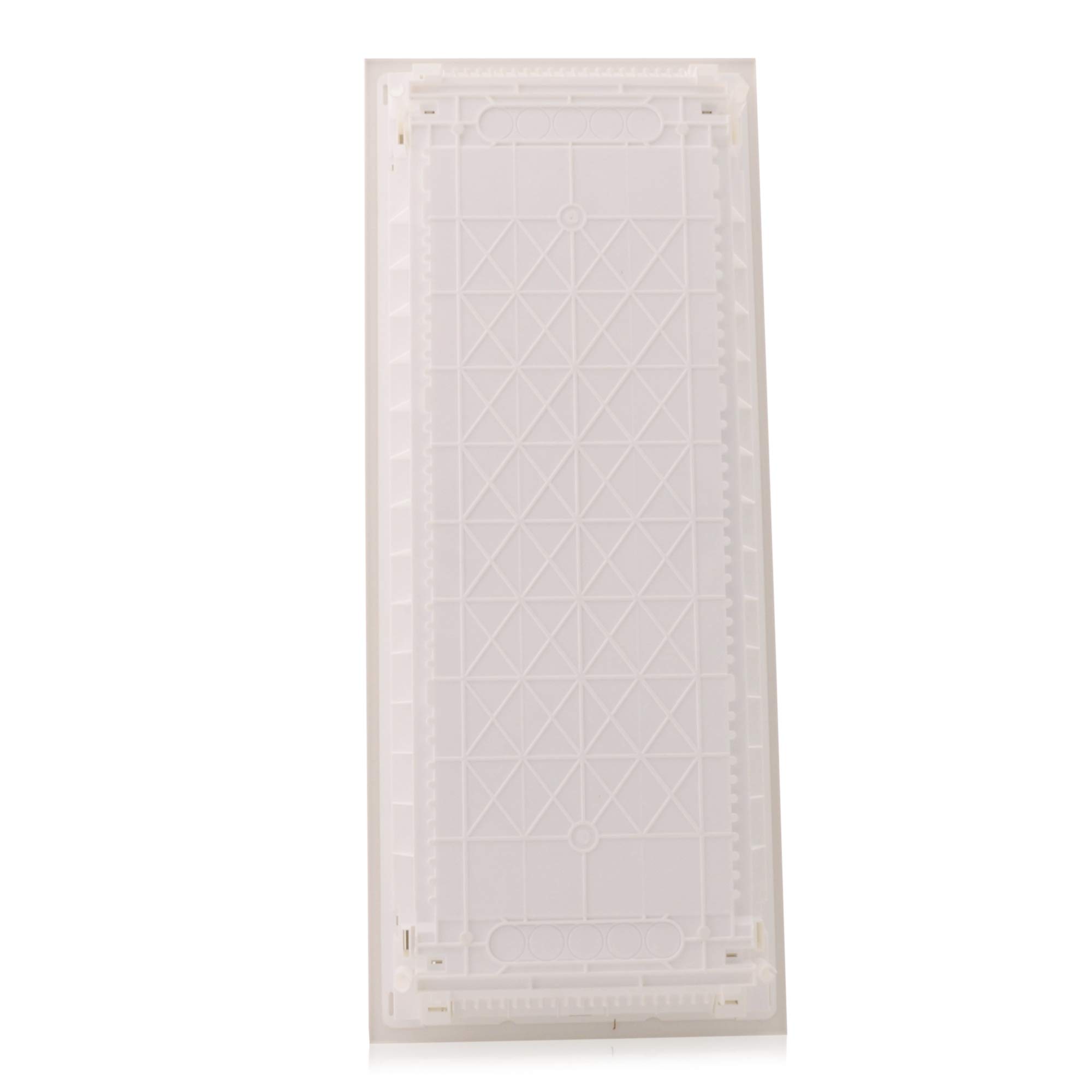 Intratec boîtier multimédia et tableau de distribution combiné encastré, IP30, 842 x 346 x 92 mm, 1 rangée, 12+2 modules, porte en acier blanc RAL 9003, répartiteur de communication