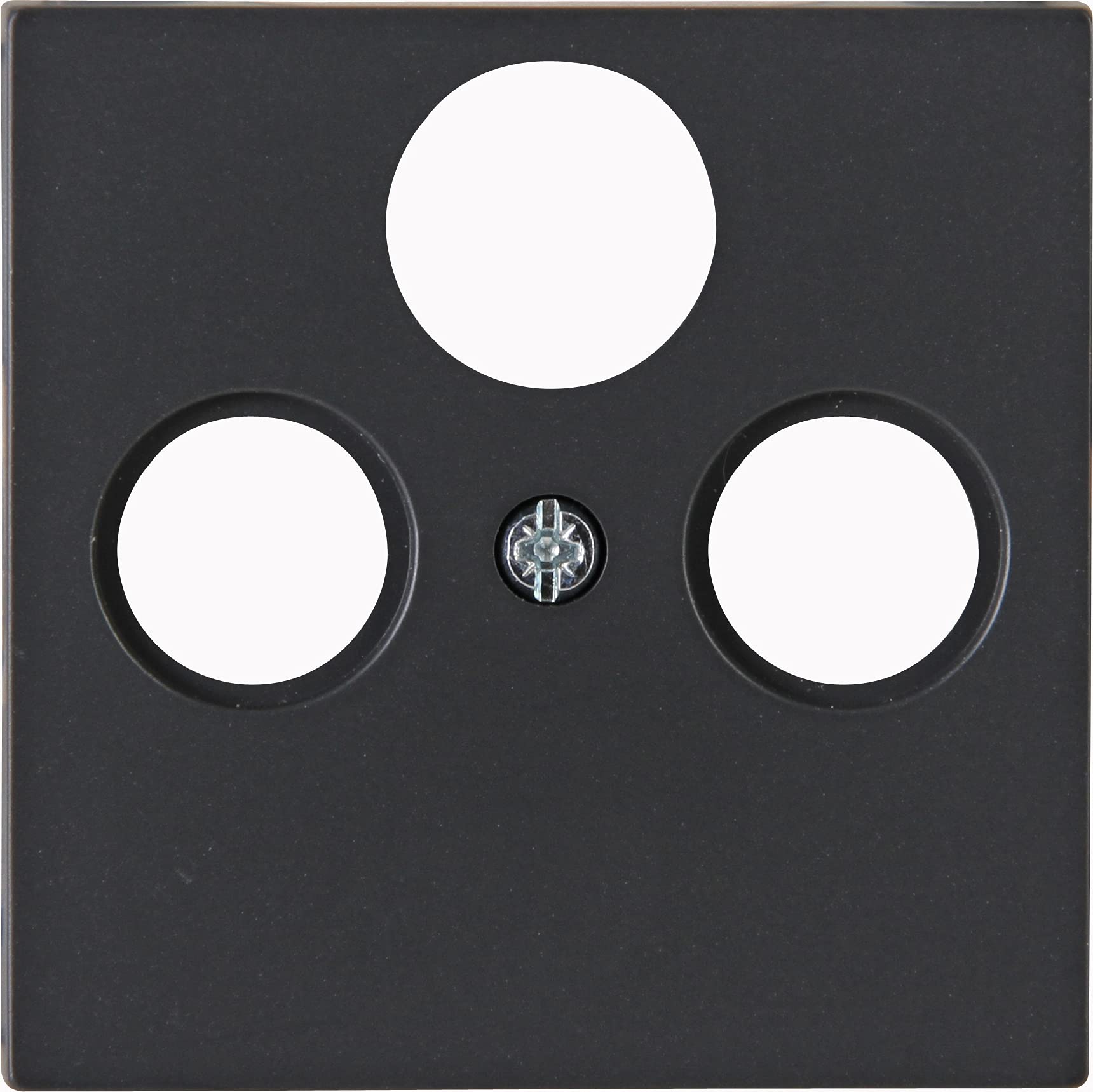 Kopp 491015008 Antenna Cover TV/RF/SAT, Charcoal