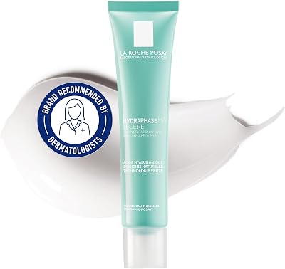 La Roche Posay Hydraphase HA Light Face Moisturizer with Hyaluronic Acid, 72H Intense Hydration for Normal to Combination Skin, Safe for Sensitive Skin, Recommended by Dermatologists, 40mL