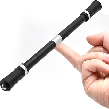 2Pcs Funny Finger Rotating Pen Weighted Ball Spinning Ballpoint Pen | Non-slip, Durable, Balance Point, For Kids Students, Pressure Relief