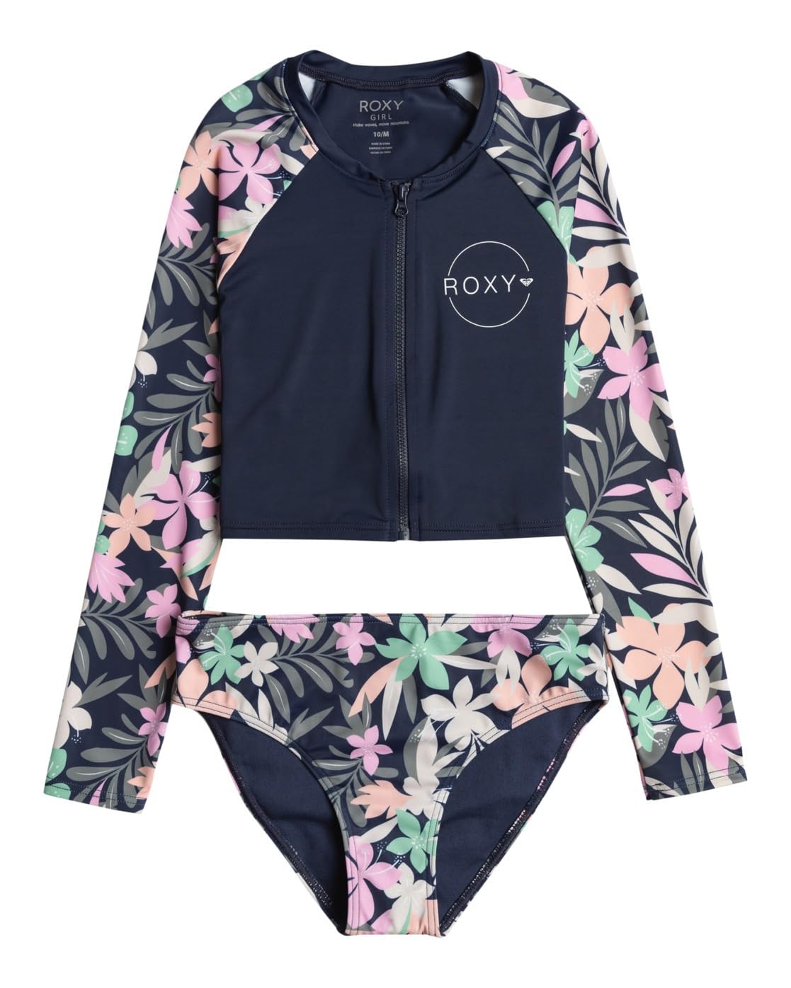 Roxy Ilacabo Active - Conjunto de lycra de manga larga para Chicas 6-16 ERGWR03395.