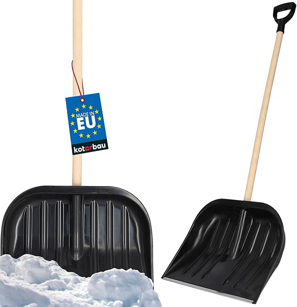 KOTARBAU Sneeuwschep 48 cm met Houten Steel