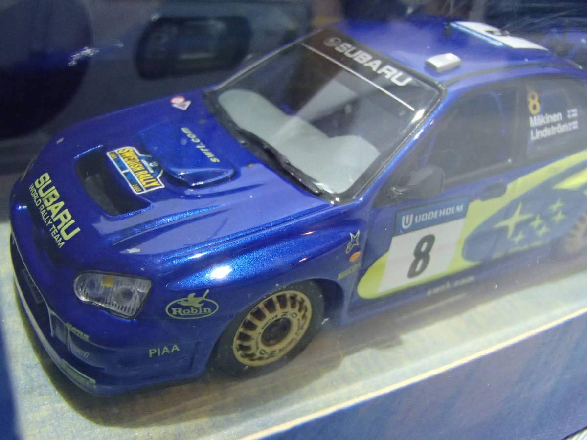 スバル インプレッサ WRC 2003 ミニカーモデルカートランスフォーマー3点 Amazon | 1/43 スバル インプレッサ WRC 2003 ＃8 スウェディッシュ