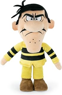 Barrado Lucky Luke – Joe Dalton, Lucky Luke, Rantanplan 26-32 cm Pluszowa edycja kolekcjonerska – Super miękka jakość (26 cm, Joe Dalton)