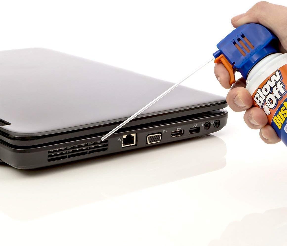 Compressed Air Duster Can MAX Professional Cleaner 1111 Blow Off Non-Toxic 8oz. Stop The Build-up of Dust in Your Electronics, Clogging up The Cooling Fan. Pack of 4