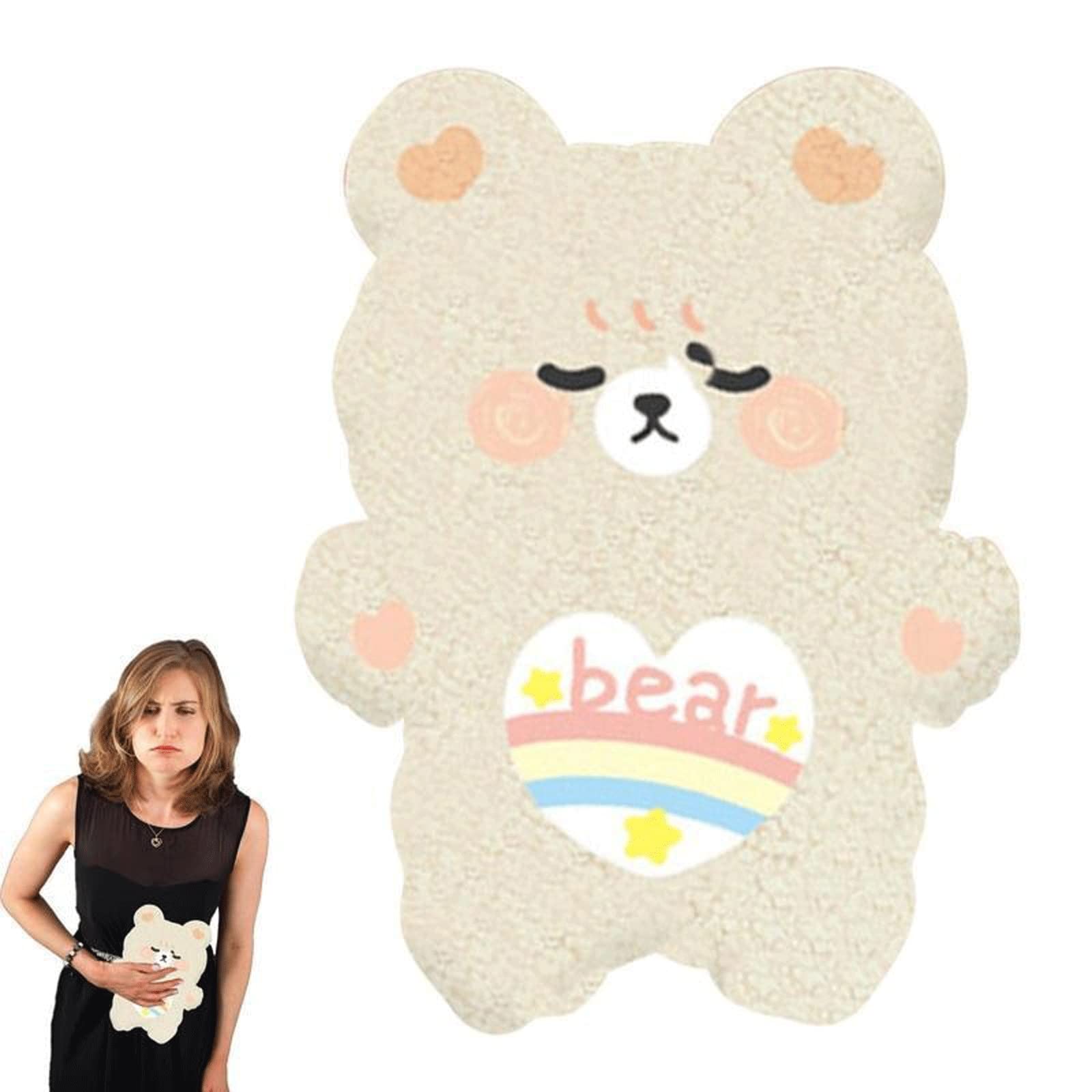 DieffematicRSD Bolsa Agua Caliente Bolsa de Agua Caliente Bolsa de Agua Caliente con Cubierta Suave Botellas de Agua Caliente pequeñas Pies Calentador de Manos for Cuello y Hombro (Color : Brown Bear