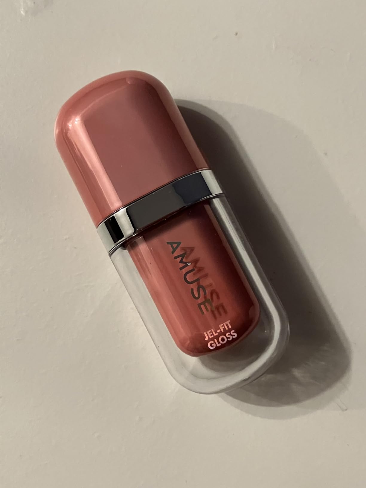 Amuse SEOUL Jel-Fit Tinted Lip Gloss (CAFFEINE CHERRY) - Ultra Shine Plumping Lip Stain, Hydrating Volumizing Lip Tint, Non-Sticky, Long Lasting Glossy Finish, Vegan, K-Beauty Makeup | High Shine, Buildable Color