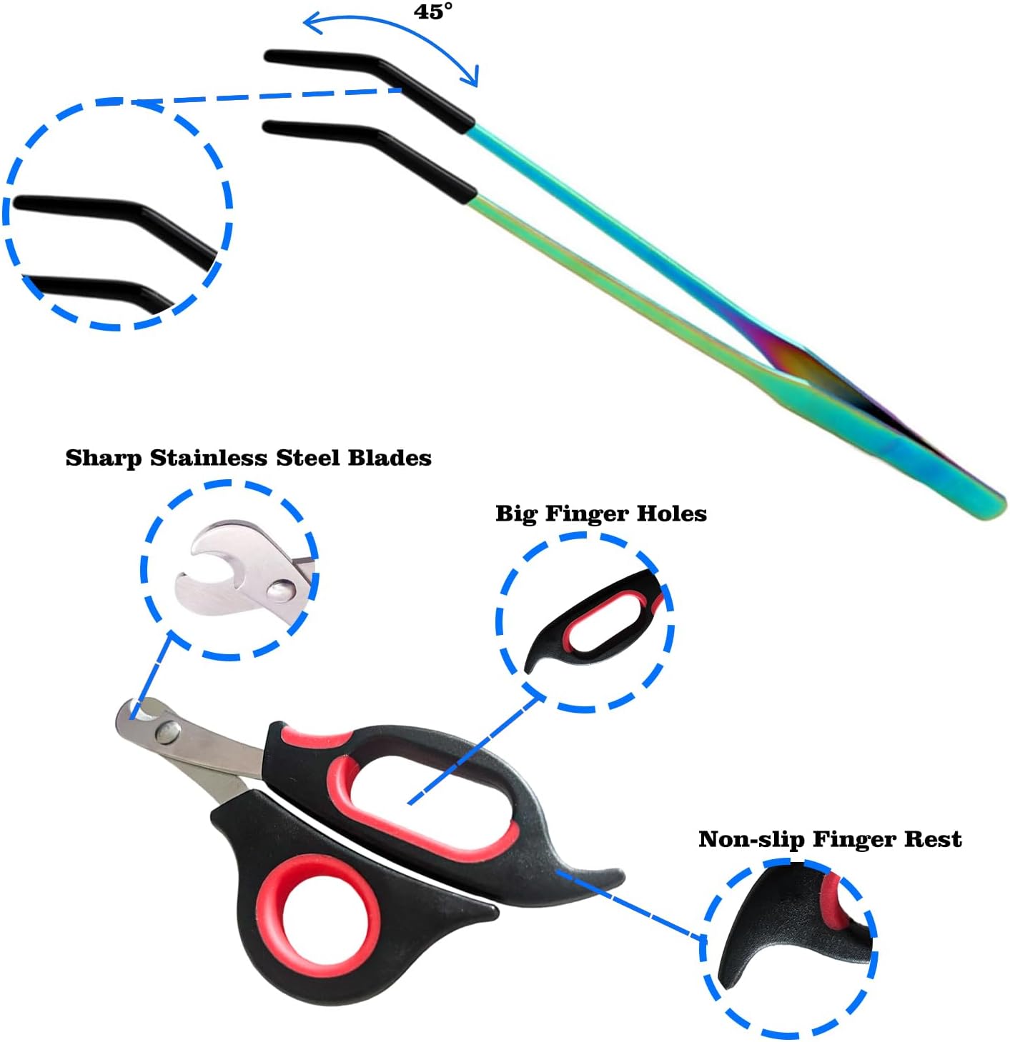 スパッと爽快に切れるプロ用カーブシザー両面OKトリマートリミング