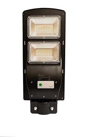 HiWay LED Integrated Solar Street Light, 40 Watts, 90-270 Volts, White, 1 Count, Round