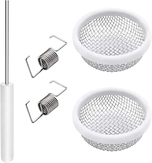 SVNR Stainless Steel Mesh Bug Screen for RV/Campers/Trailers - Furnace Vent Cover Screens - Included Installation Tool (2 Pack)