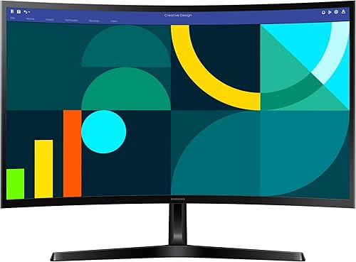 Miniatura 10 de Samsung Monitor de computadora curvo FHD 1800R Essential S3 (S36GD) de 27 pulgadas, 100Hz, modo de juego, comodidad ocular avanzada, puertos HDMI y