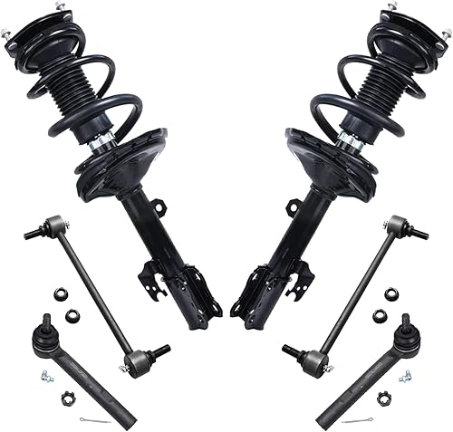 Miniatura 94 de Detroit Axle - Kit de puntales delanteros de 6 piezas para Chevrolet Aveo Aveo5 Pontiac G3 Wave, barra estabilizadora, varillas de acoplamiento