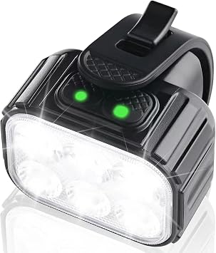 Ultra Bright Bike Light Set USB Rechargeable Bicycle Lights for Night Riding Front and Back Cycling Light LED Bike Headlight Flashing Light Warning Taillight