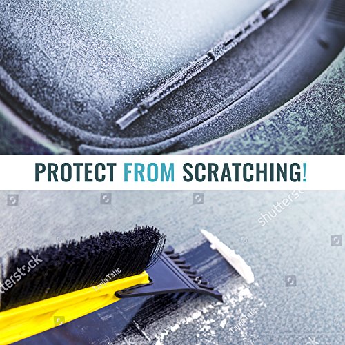 Car Windshield Cover - Frost, Ice, Snow, Water, Scratch, and Heat Resistant. Fits Most Cars, Trucks, SUV’s. All-Weather Protection for Your Windshield with Magnetic Cling. Mirror Covers Included