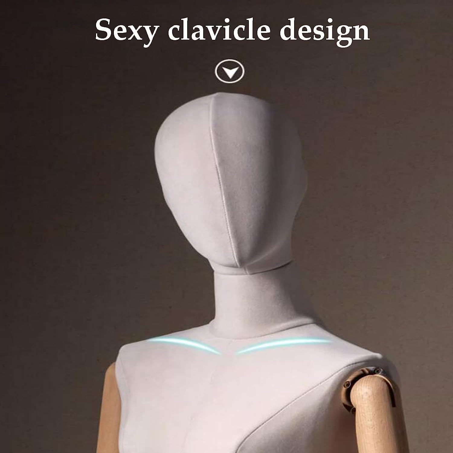 manekin Vrouwelijk Model Met Draaiende Taille, Mannequin Met Hoofd En Armen, Vierkante Panstandaard Afneembare Mannequin Lichaamskleding Modellen lekki i przenośny