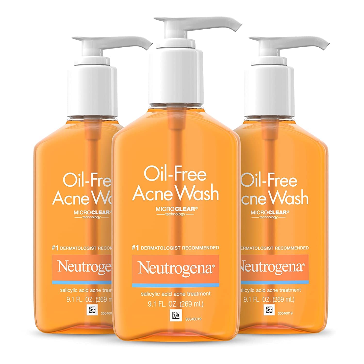 Neutrogena Oil-Free Acne Wash 3-Pack is just $15.57 at Amazon