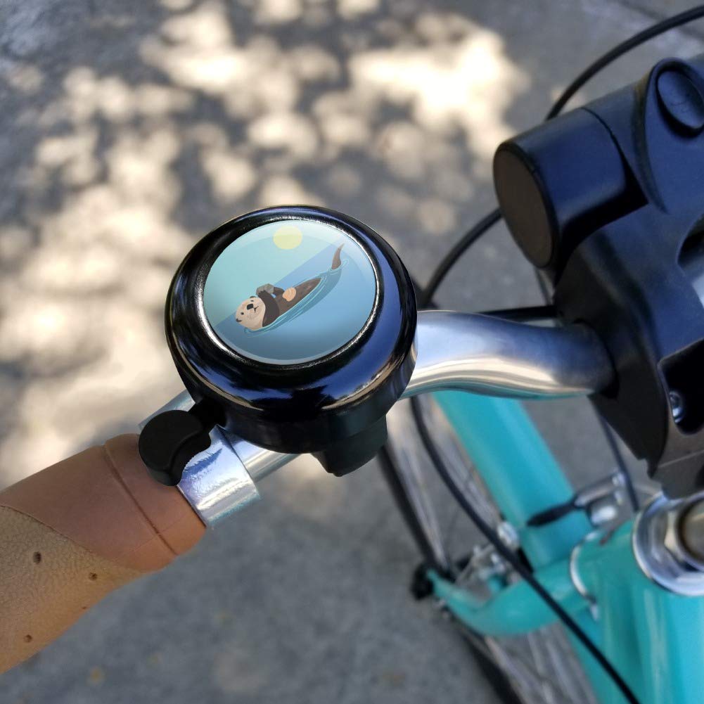 GRAPHICS & MORE Sea Otter Eating Giant Clam Bicycle Handlebar Bike Bell