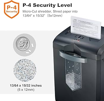 Amazon.com : Bonsaii 16-Sheet Microcut Paper Shredder, 60