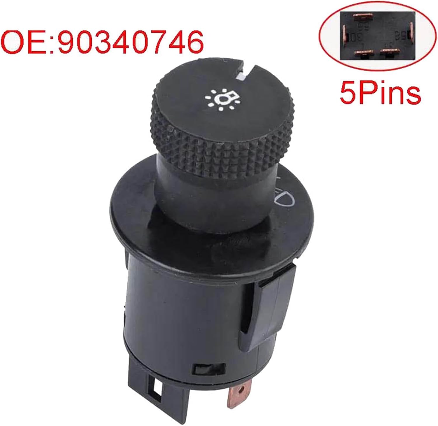 Car Headlight Switch Button for Opel for Ascona C 90340746 1240134 1240107 94643622 93213044