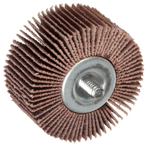 Norton Metalite R265 Abrasive Flap Wheel, Threaded Shank, Aluminum Oxide, 1-5/8