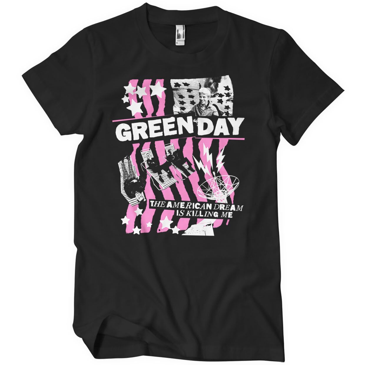 Green Day Officially Licensed American Dream Mens T-Shirt