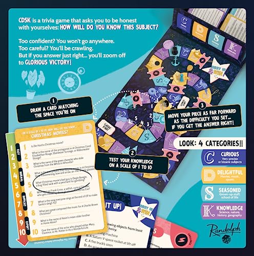 Randolph CDSK Juego de Trivia para Adolescentes y Adultos miniatura 2