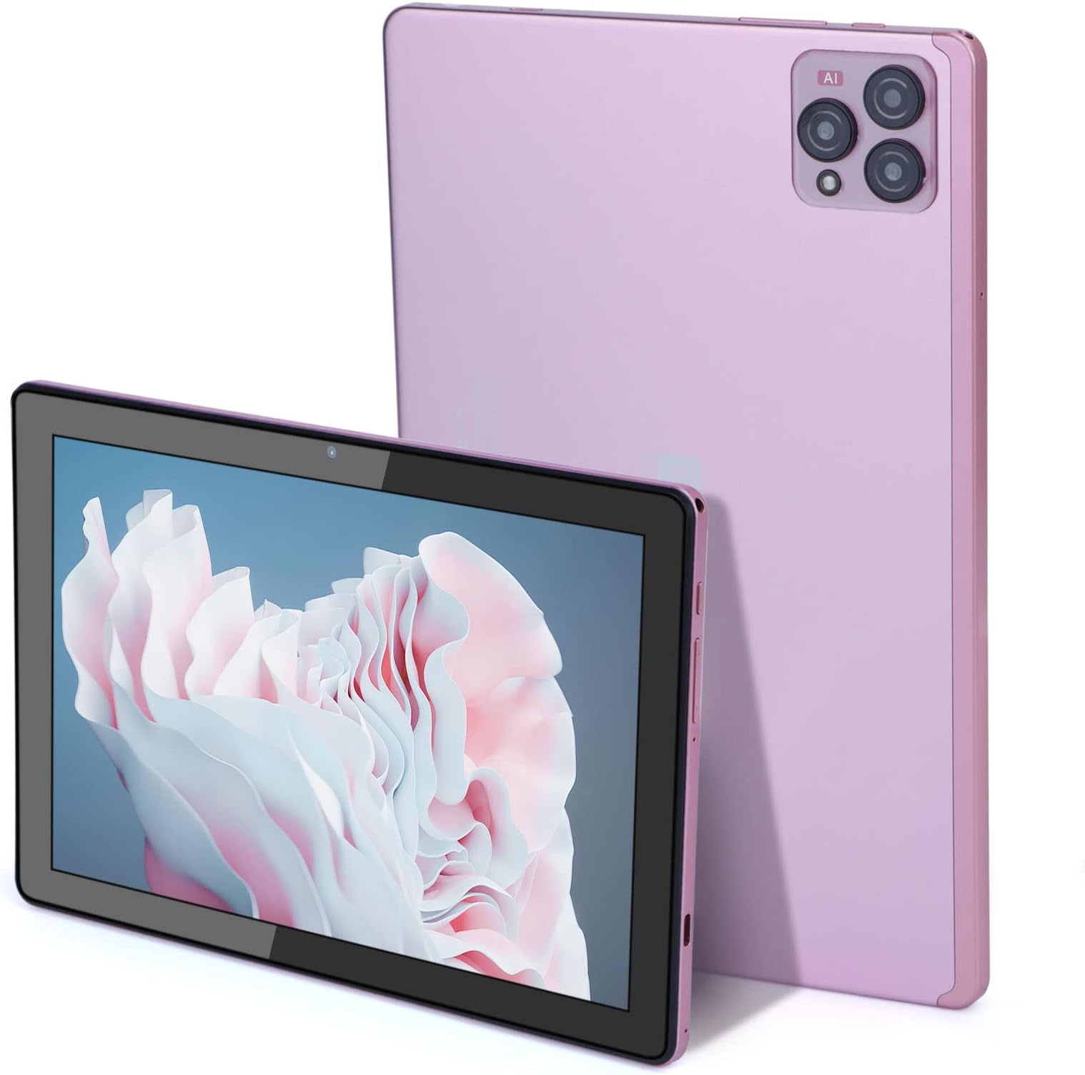 C idea10 Inches Tablet CM8000plus,Android 12 Tab,5G Tablet Dual SIM 6GB Ram 256GB Rom With Bluetooth Keyboard(Pink)