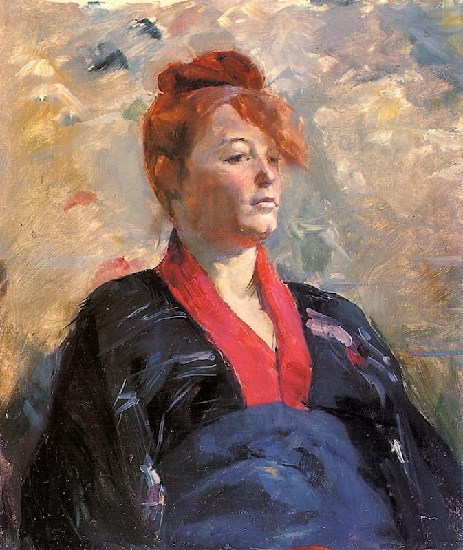 Affiche Henri de Toulouse-Lautrec Madame Lili Grenier poster d'art mural 60x90cm