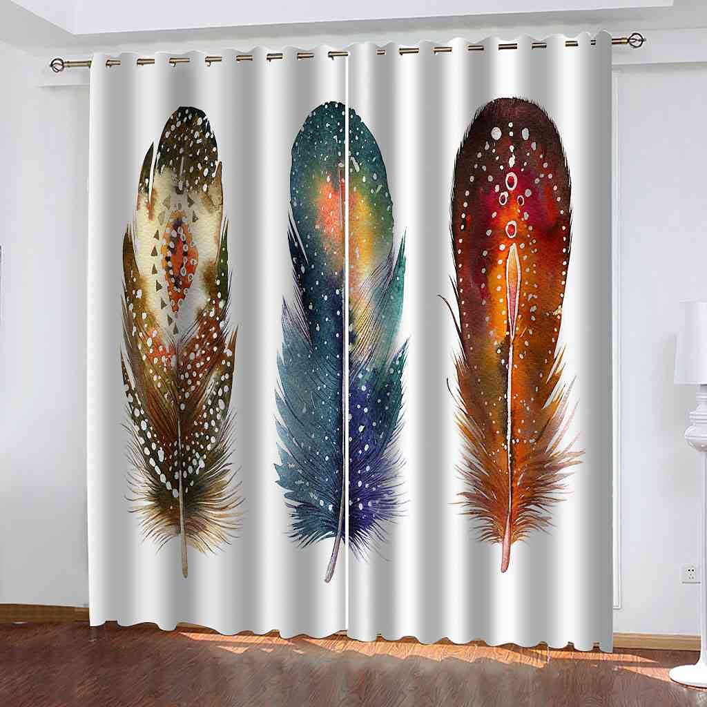 Rideaux isolés thermiquement et phonique en polyester occultant pour chambre d'enfant