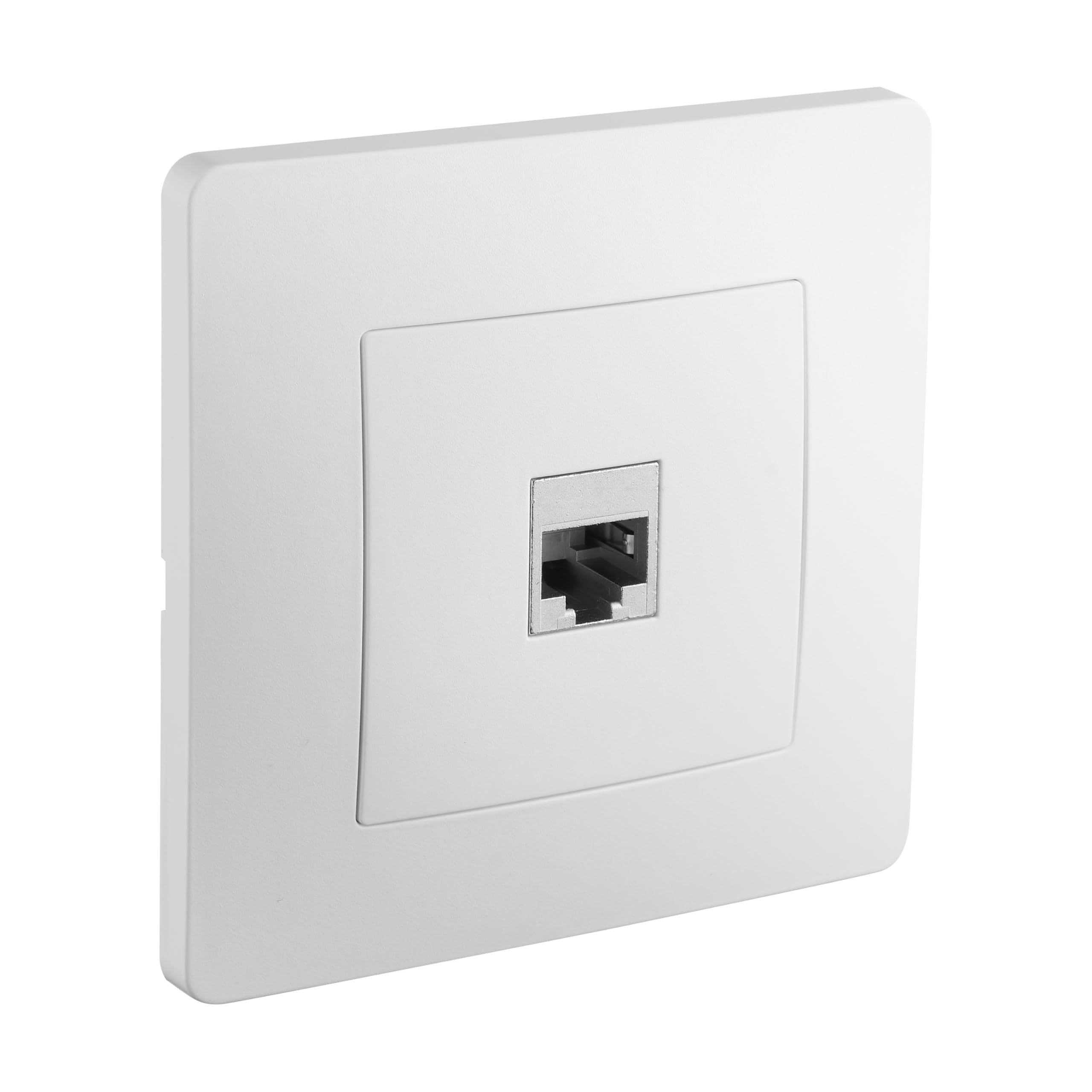 Cat 6 Ethernet-wandplaat, 3-poorts Verwijderbare Vrouw Naar Vrouw Keystone-muurkoppeling Jackplaat voor CAT5 CAT5E CAT6 CAT6A, voor Hogesnelheidsgegevensverbinding op Het Werk of