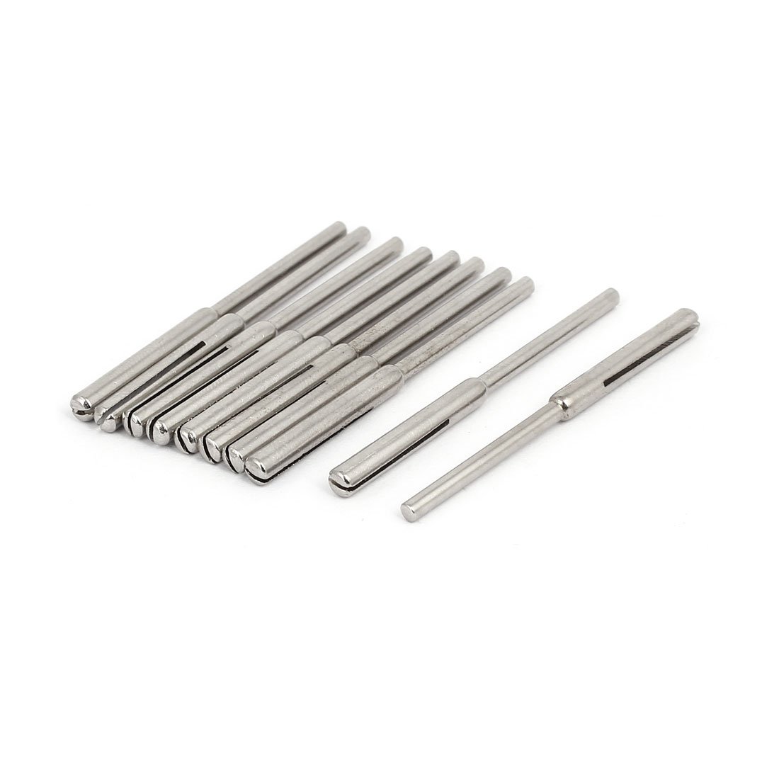 Uxcell Silver Sourcingmap 3/32 Inch Shank Dia Split Mandrel 10Pcs For Abrasive Sanding Disc Sandpaper