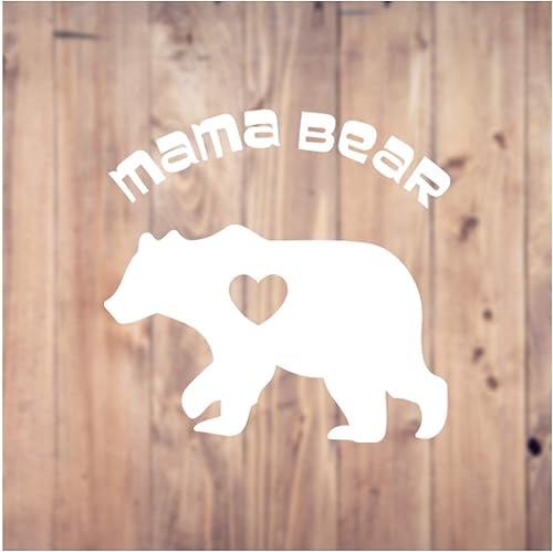 Miniatura 2 de Underground Printing Calcomanía de vinilo con texto en inglés "Mama Bear" para el Día de la Madre y la Naturaleza  5 pulgadas de ancho