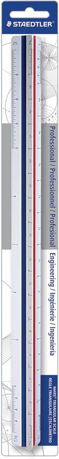 Staedtler(R) Engineers Etched Scale : Staedtler Triangular Scale : Office Products