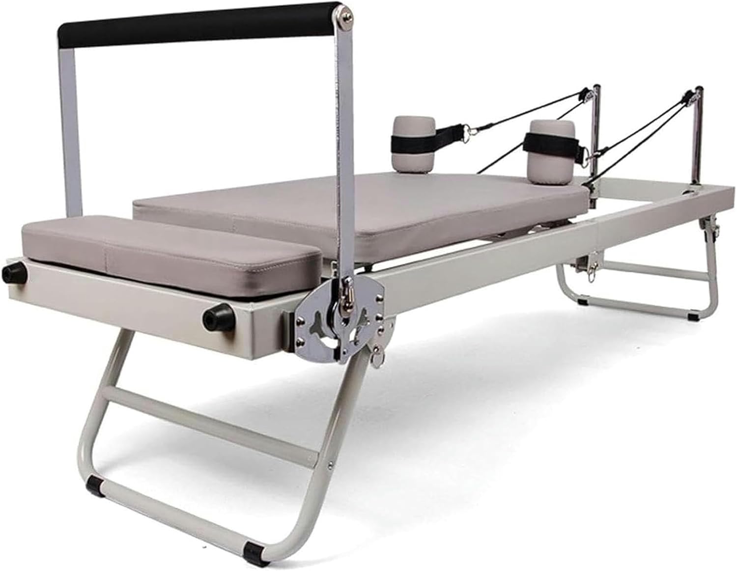 Foldable Pilates Reformer, Pilates Machine Equipment for Home Use and Gym Workout, Suitable for Beginners and Intermediate Users,Pilates Reformer Machine with Springs