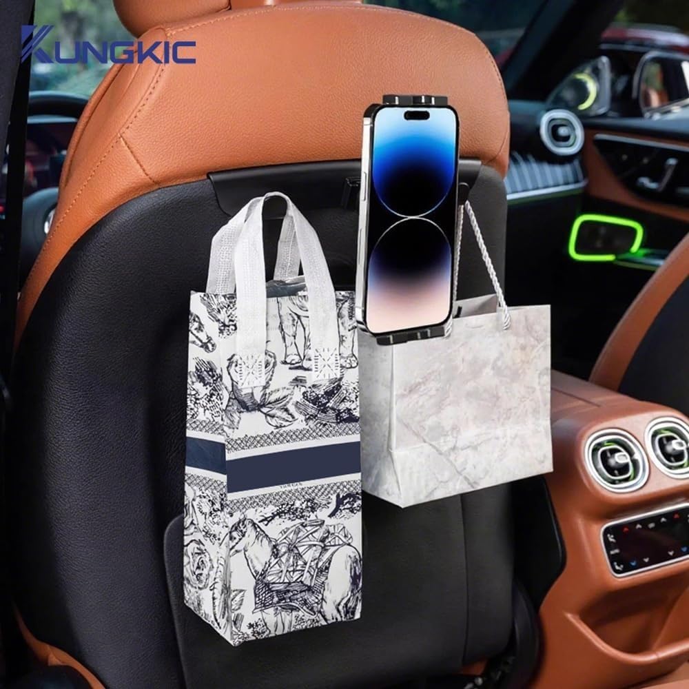 Support de tablette pour Mercedes-Benz Classe C, Classe E et GLC, support extensible pour appui-tête compatible tablettes et smartphones, rotation universelle à 360°, lot de 1 hgfdg/A/A