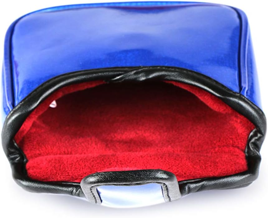 Golf Head Cover Putter Sports Skull Club Headcovers Mirror Synthetic Pu Leather Embroidered Fit All Brands Gift Accessories for Men Women Blue