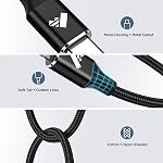 iPhone Charger 6FT [Apple MFi Certified] USB C to Lightning Cable Fast Charging Nylon Braided iPhone Cord Compatible with iPhone 14/13/12/11/Pro/Max/XS/XR/X/8/7/6/SE, iPad,Black