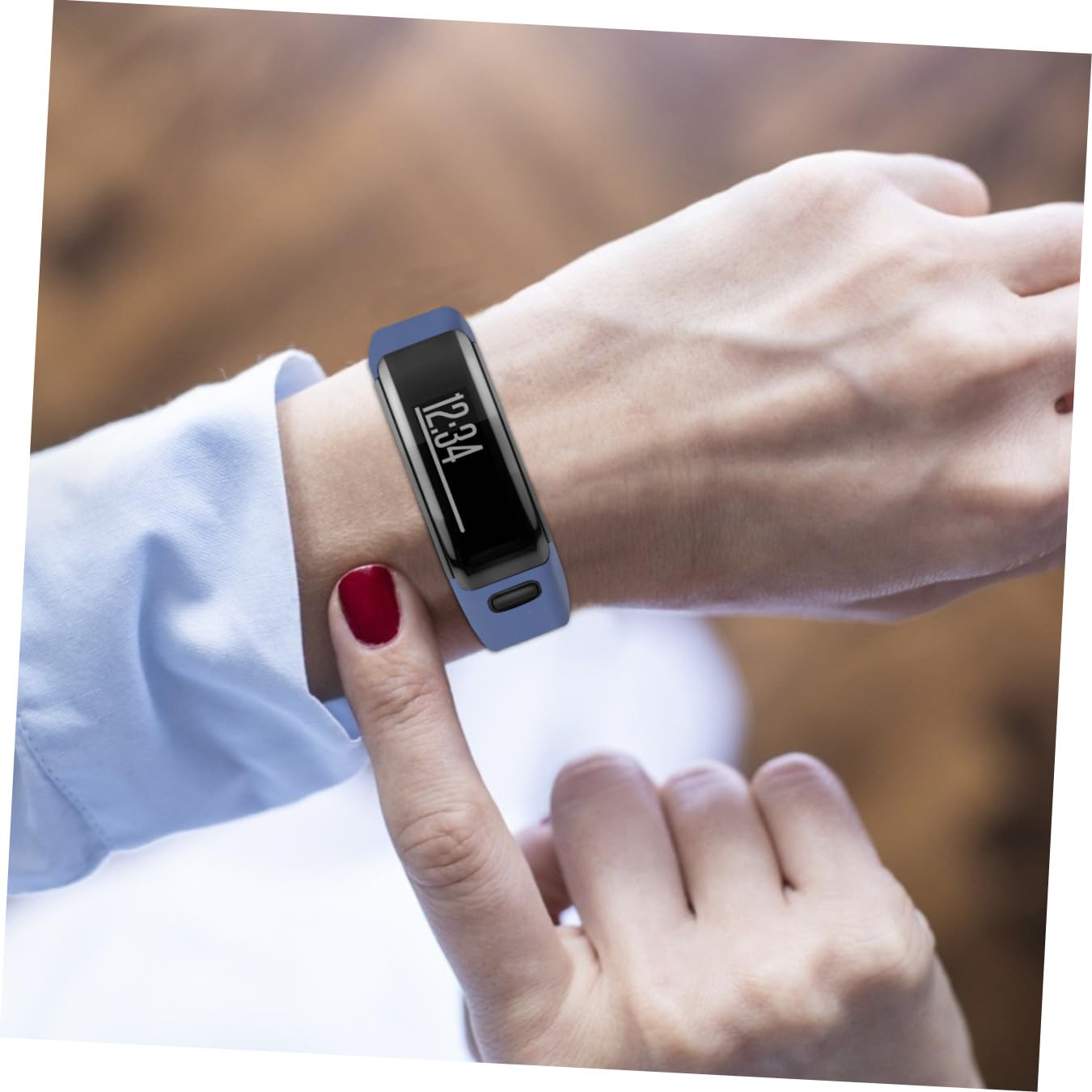 Alipis Silikon Armband für Fitness Tracker Hr mit Schnellverschluss