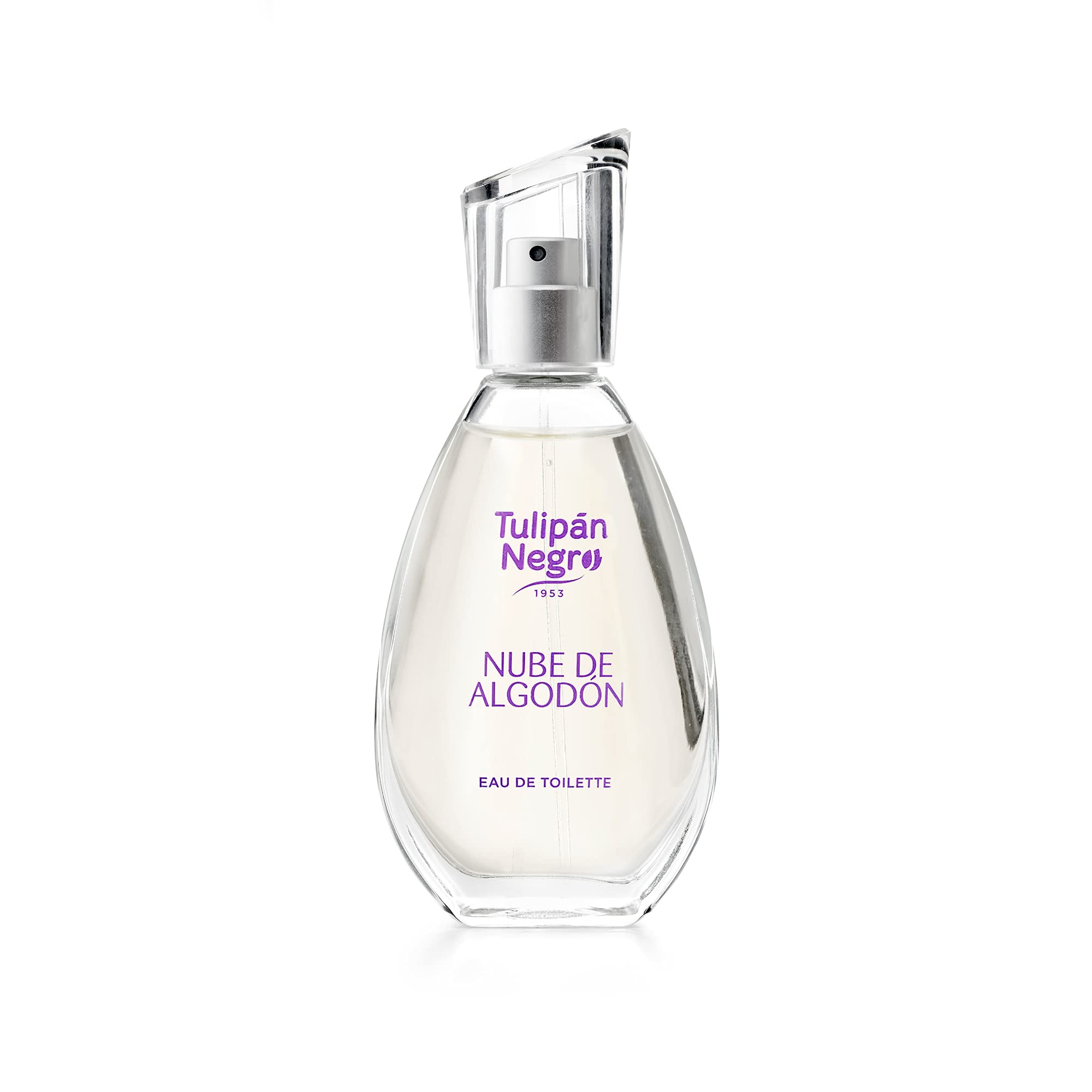 Tulipán Negro - Agua de Colonia Nube de Algodón, Fragancia Suave y Dulce, Colonia Unisex Ligera para Uso Diario, 50 ml