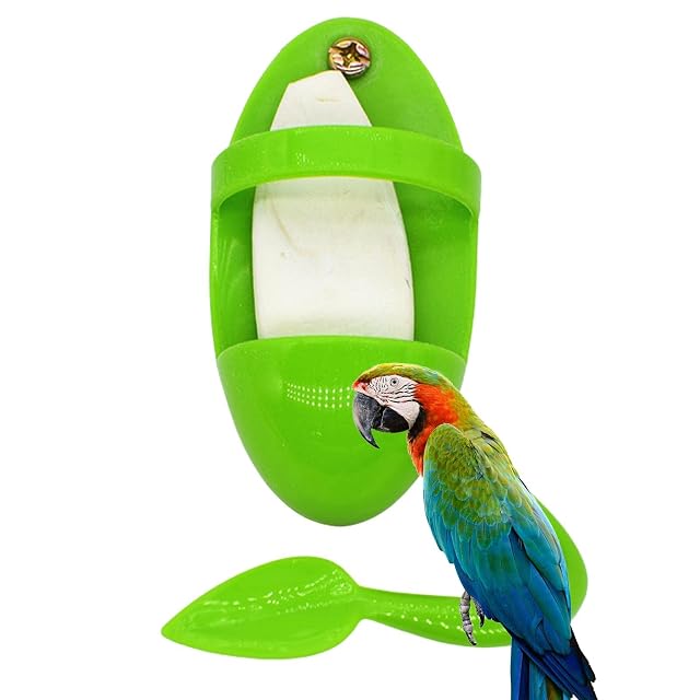 Foto 8 de 8 de Tiandeng Hueso de sepia para pájaros, soportes para hueso de sepia vasos para jaulas para pájaros