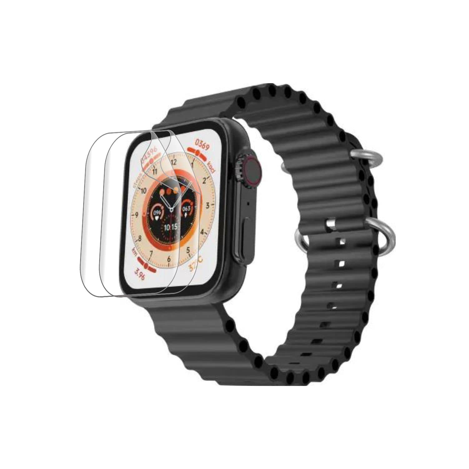 Wisely |Pack 2| For Fire Boltt SuperNova SmartWatch Screen Guard Scratch Guard Full Screen Protector Compatible for Fire Boltt SuperNova 1.78" - Flexible TPU - HD Clear - Bubble-Free (B0C196TWGP) Amazon Price History, Amazon Price Tracker
