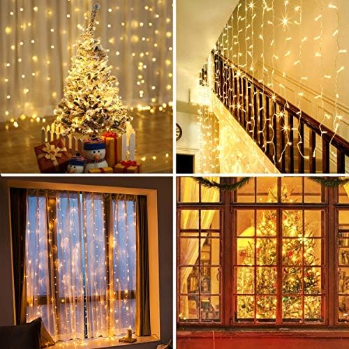 XIYUNTE 200 LED String Lights Battery Powered - 20M / 66ft 8 Modes Warm White Fairy Lights Waterproof Christmas String Lights for Indoor/Outdoor
