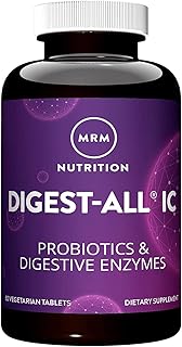 MRM Nutrition Digest-All ® IC Probiotics & Digestive Enzymes | Improved Digestion and Absorption | Healthy Digestion | May Help with Bloating and Gas | Gluten-Free | 30 Servings