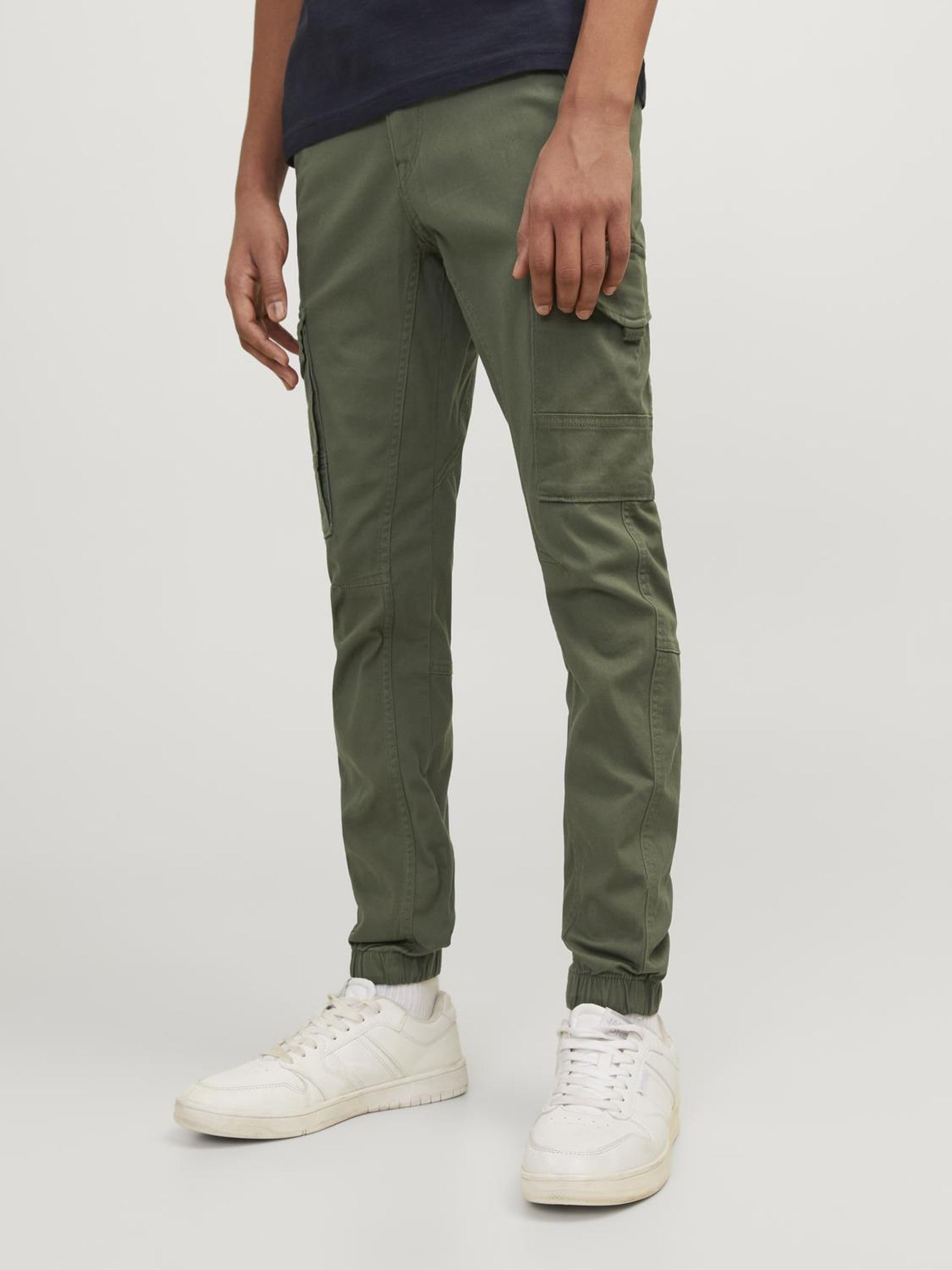 Jack & Jones - Jjipaul Jjflake AKM 542 Asphalt Noos Jr, Cargo Bambini e Ragazzi