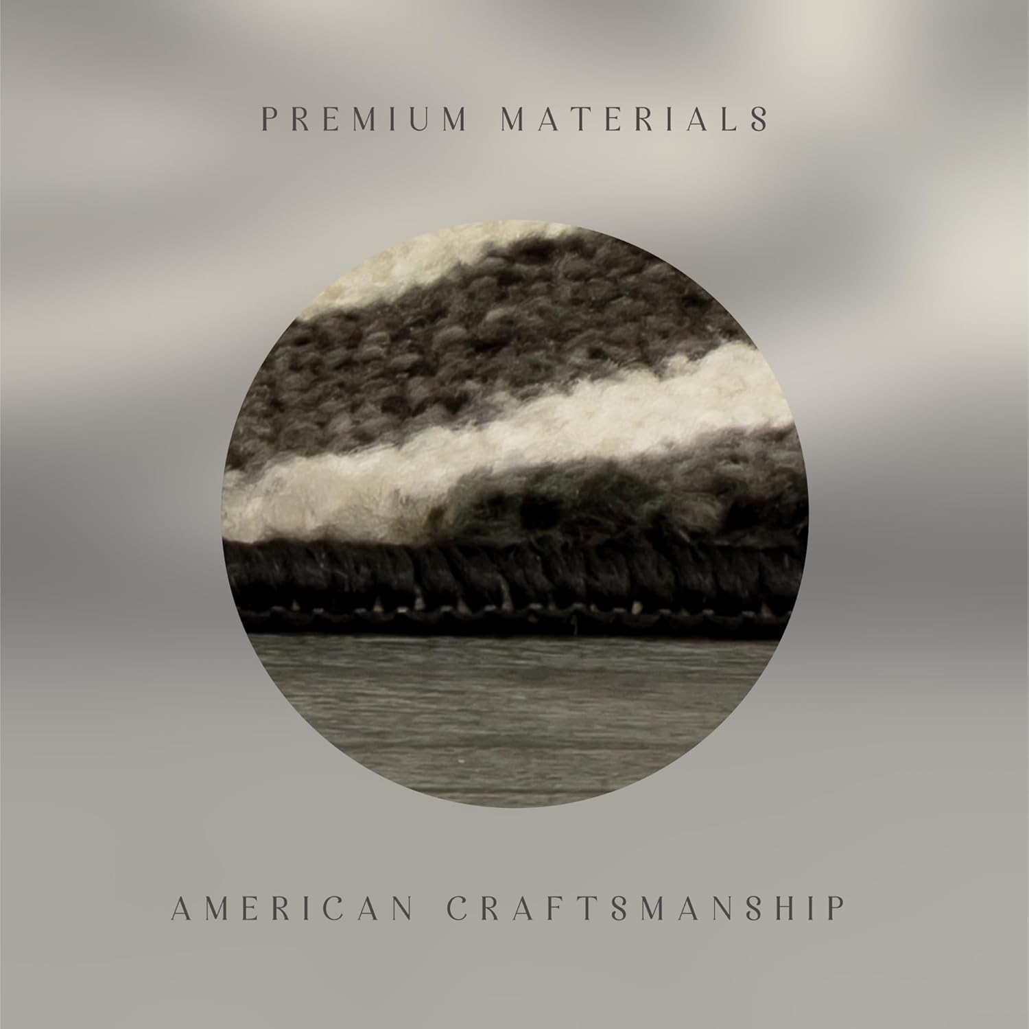 Maples Rugs Moderna Geometric Area Rugs – Made in USA – Washable, Non Slip Indoor Carpet for Entryway, Foyer, Kitchen, and Bathroom, 30" x 46", Black/Cream